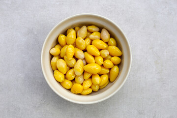 Boiled ginkgo nuts, ginkgo seeds