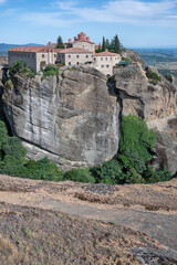 Panoramic view of Meteora Monasteries, Thessaly, Greece