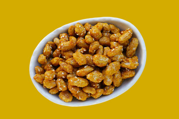 Caramelised peanuts with sesame, Candied peanuts