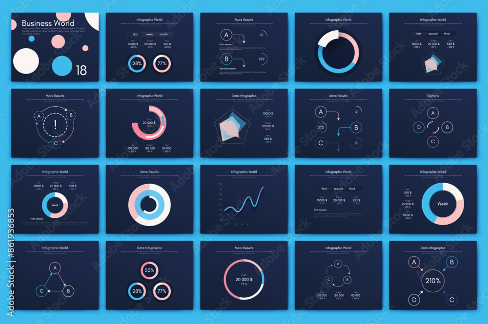 Poster vector graphics infographics with mobile phone. template for creating mobile applications, workflow 