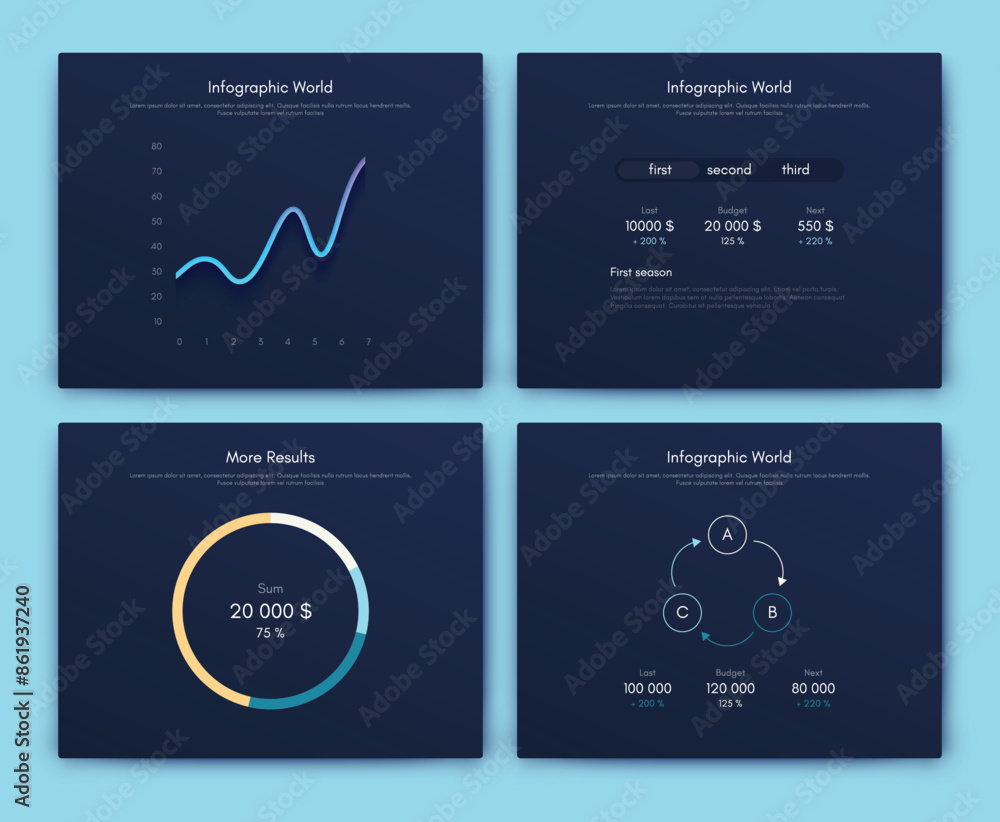 Aufkleber vector graphics infographics with mobile phone. template for creating mobile applications, workflow 