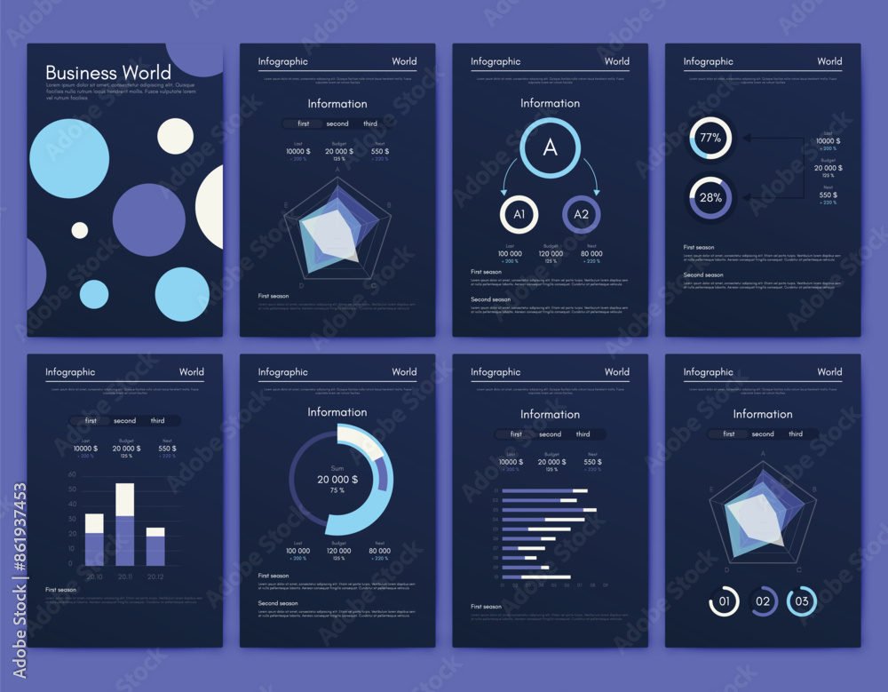 Aufkleber vector graphics infographics with mobile phone. template for creating mobile applications, workflow 