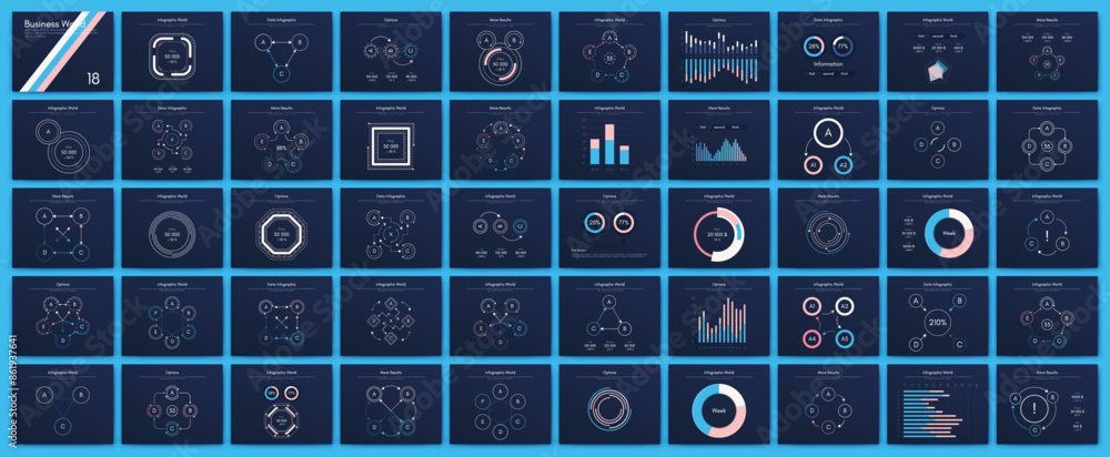 Aufkleber vector graphics infographics with mobile phone. template for creating mobile applications, workflow 
