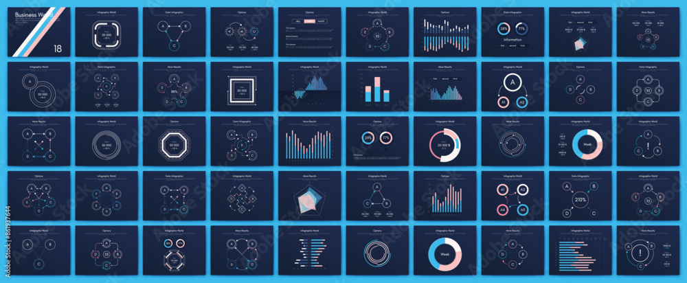 Aufkleber vector graphics infographics with mobile phone. template for creating mobile applications, workflow 