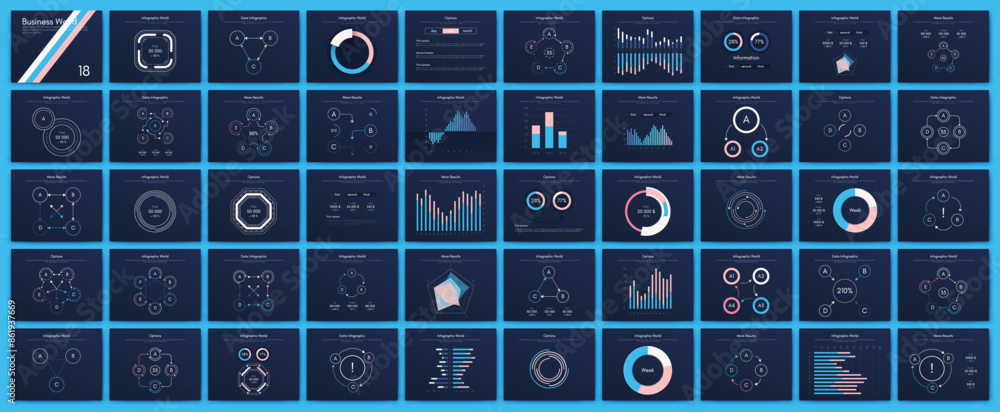 Aufkleber vector graphics infographics with mobile phone. template for creating mobile applications, workflow 