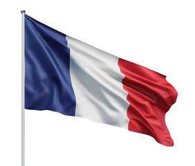 Obraz premium Flag of France isolated on transparent background