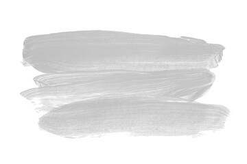 Colored brush stroke paiting over isolated background, canvas watercolor texture, pink lipstick smudge