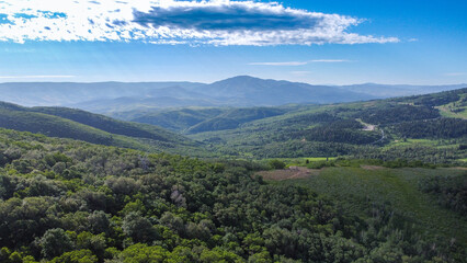 Summer Hiking views in the Mountains of Snowbasin Huntsville Utah 