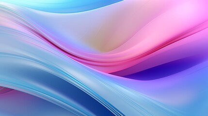 Naklejka premium Abstract Fluid Wave Background with Gradient Colors in Pink, Blue, and Purple