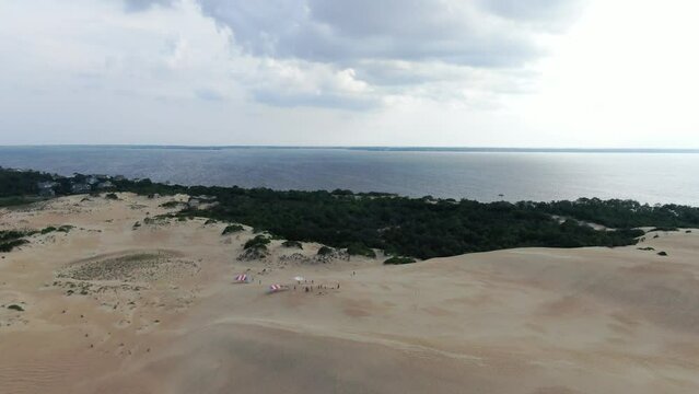Jockey's Ridge Dunes, Outer Banks Drone Footage