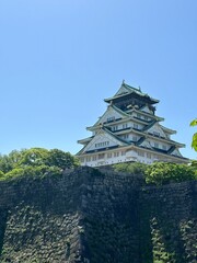 Naklejka premium japanese castle, Osaka