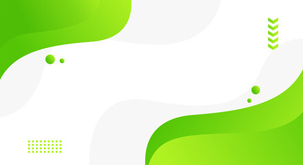 Green gradient background modern design vector template
