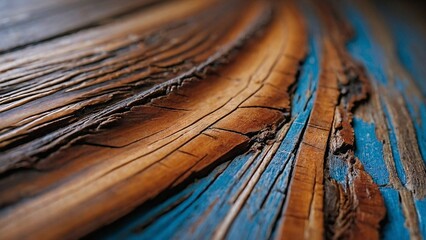 Fototapeta premium Macro close up of wood texture with high detail