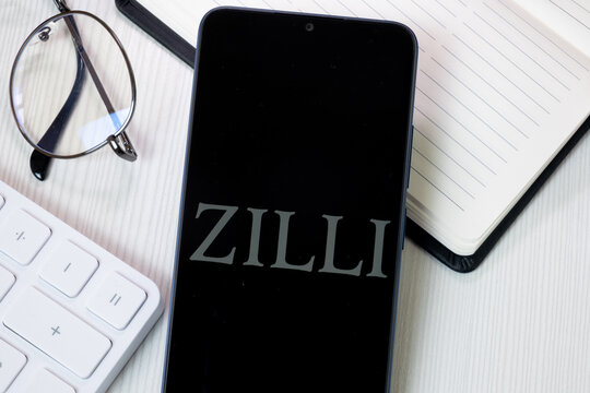 New York, USA - 21 June 2024: Zilli Logo on Phone Screen, Company Icon