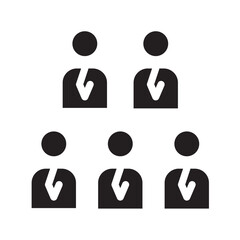 employees bussines icon, group team
