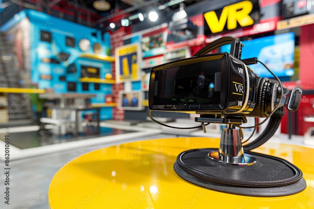 Aufkleber vr in an industrial setting, showcasing the use of advanced technology in manufacturing and industry