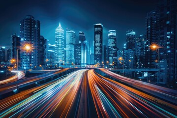 Fototapeta premium Cityscape at Night