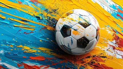 Abstract Football Art.