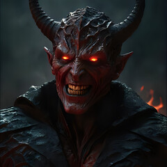 demon, fallen angel, hell, evil,