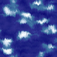 Water blur degrade alcohol ink texture background. Seamless liquid flow stripe effect. Distorted tie dye wash variegated fluid blend. Repeat ombre pattern for sea, ocean, nautical maritime backdrop