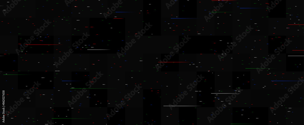 Poster rgb static noise texture. lost or bad tv signal concept. random rippled video tape background. glitc