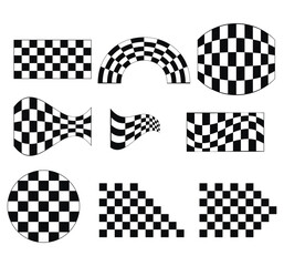 Checkered flag, race, sport finish, winner