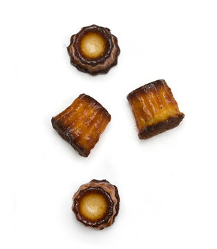 set of French cannelli pastries