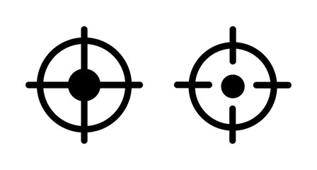 Target icon vector isolated on white background. Target vector icon. goal icon. marketing target. Aim