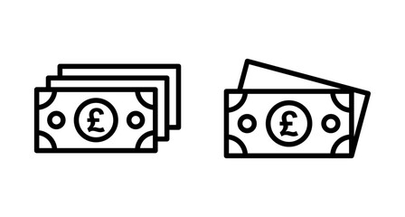 Money icon vector isolated on white background. Money vector icon. Dollar icon