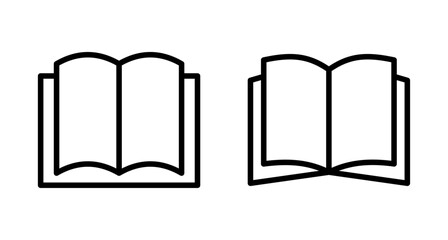 Book icon vector isolated on white background. Book vector icon. ebook icon