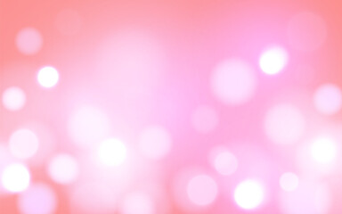 Pink valentine bokeh soft light abstract background, Vector eps 10 illustration bokeh particles, Background decoration