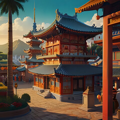 japan, culture, peace, houses, cottage