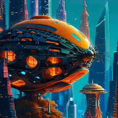 ship, space, aliens, station, universe, galaxy, galactic