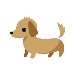 ダックスフントのイラスト © doko