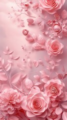 Serene Spring Blossoms. Soft and Elegant Floral Theme