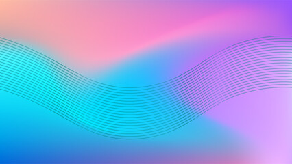 ABSTRACT BACKGROUND ELEGANT COLORFUL GRADIENT MESH WITH WAVY LINES SMOOTH LIQUID DESIGN VECTOR TEMPLATE GOOD FOR MODERN WEBSITE, WALLPAPER, COVER DESIGN 