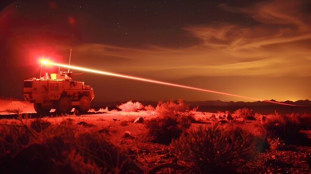 Directed Energy Weapons Utilized in Futuristic Warfare Scenarios