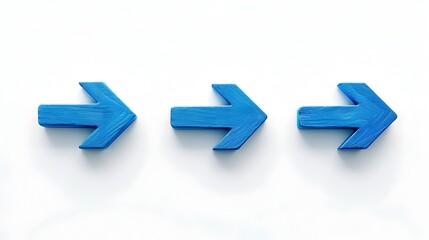 Forward Arrow Icon Isolated on White Background