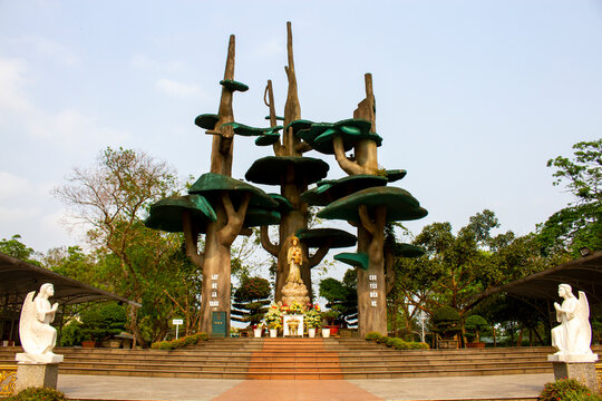 The Shrine Of Our Lady Of La Vang At Basilica Of Our Lady Of La Vang In Quang Tri Province, Vietnam