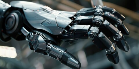 Fototapeta premium Robot Hand Close Up