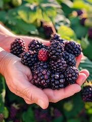 blackberry on the bush