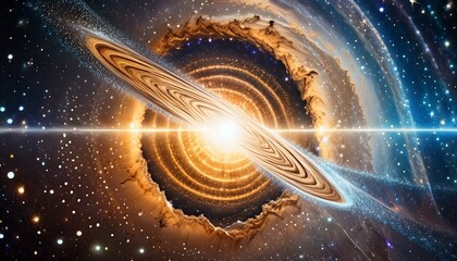 A Background of a Spiral Vortex with a Bright Light