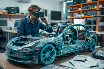 Virtual reality in automotive engineering, advanced car design