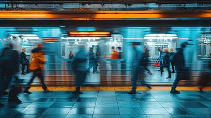 Subway Blurs - A Motion Study in Urban Transit