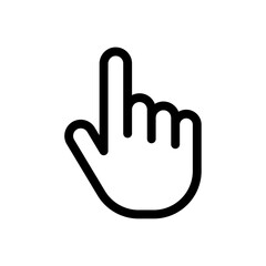 Hand cursor icon