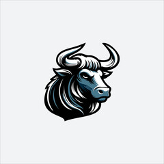 Cow head logo