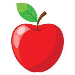 apple vector, vibrant and healthy fruit designs