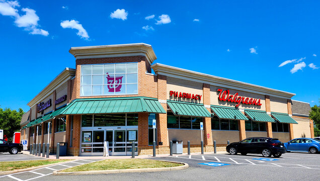 Walgreens Pharmacy Store, Manassas, Virginia, USA