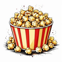 an AI Image Generator, Popcorn bucket