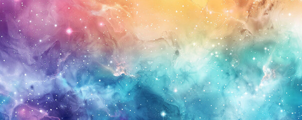 Fototapeta premium soothing galaxy in pastel shades